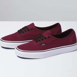 Vans Maroon Sneakers size 10